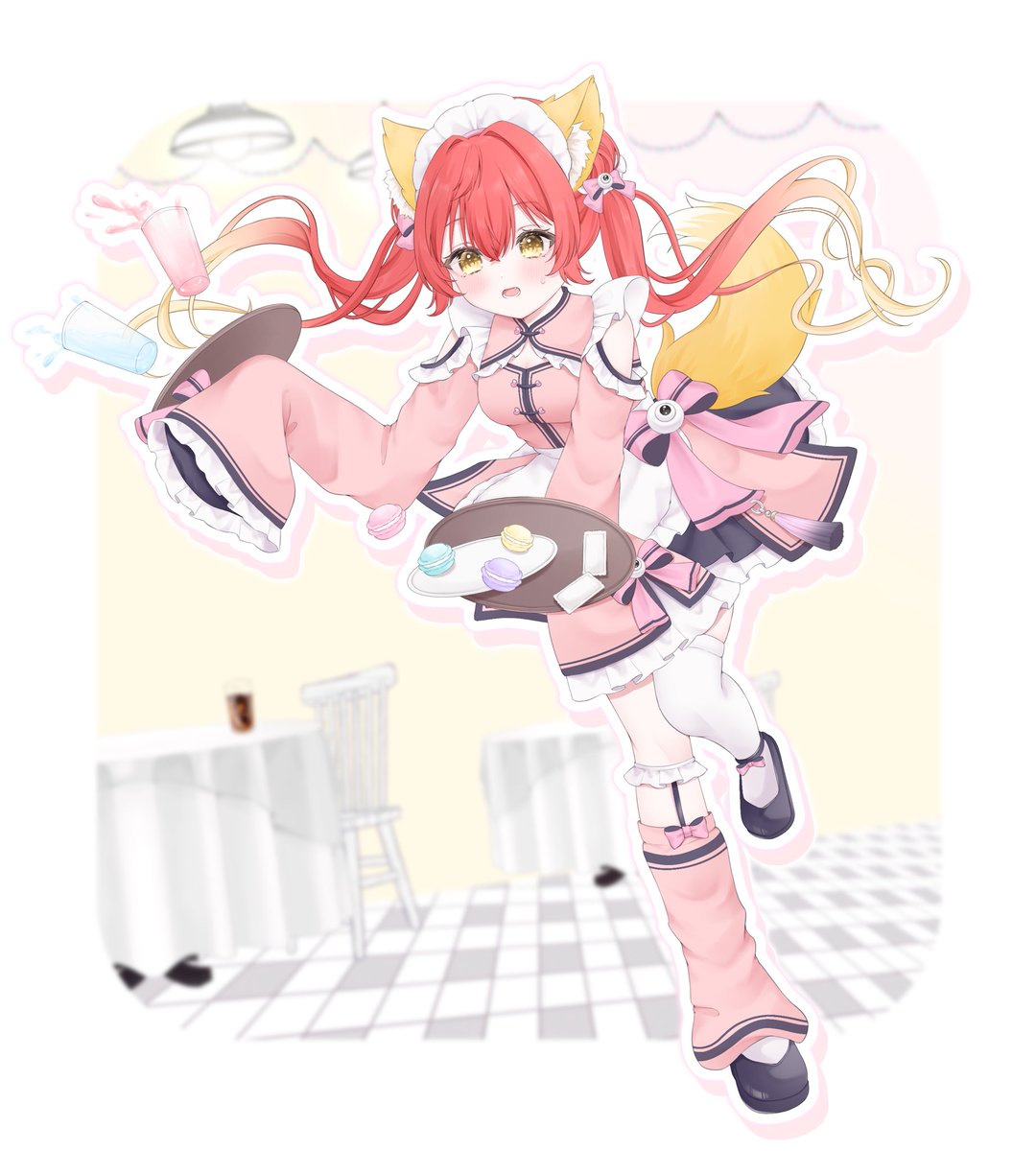 vv55vv47's tweet photo. お、おかえりなさいませご主人様💦💦
おっとと、、、
す、、すみません〜

✄-------------------‐✄-------------------‐✄

ドジっ子メイド稲荷です💦💦
久しぶりの配信、1枚絵の公開お手伝いありがとう！
今月土曜にも配信やるので、ぜひ遊びに来てね💦

 #1枚絵公開 https://t.co/Rt8SFm0Qrr