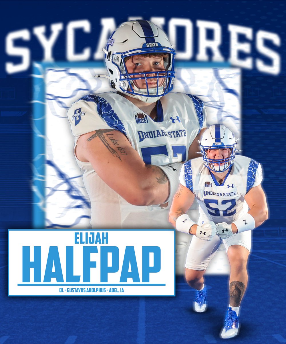 IndStFB's tweet photo. Adel, Iowa ➡️ Terre Haute, Ind.

@Ehalfpap52 is officially ✍🏽 with the #2THESYCS 

https://t.co/pIj80GnuyF

#MarchOn | #LeaveNoDoubt https://t.co/uHHdXfNoML
