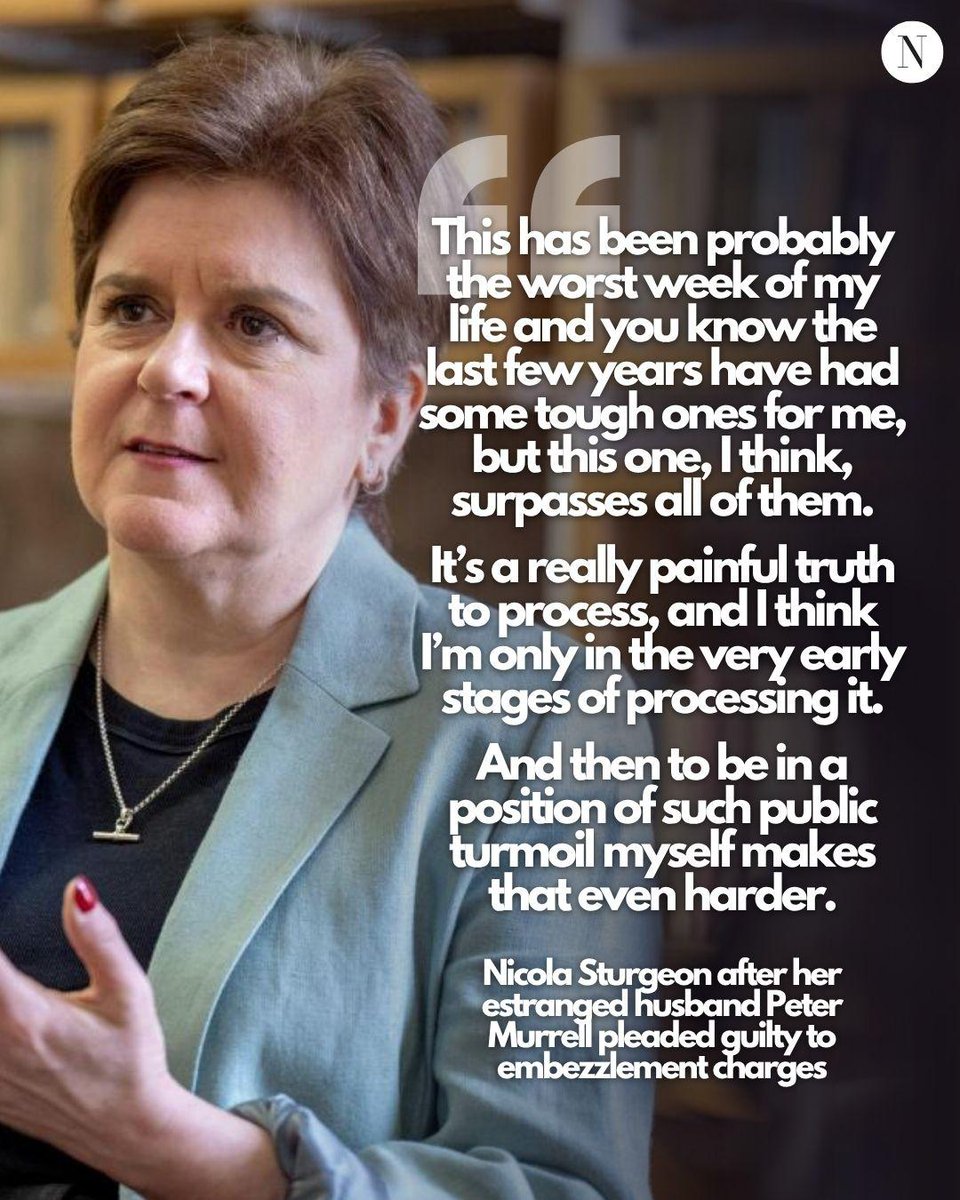 ScotNational's tweet photo. NEW: Former first minister Nicola Sturgeon has said she is having 'probably the worst week' of her life

She was speaking at a public appearance at Listowel Writers’ Week in Co Kerry, Ireland 👇 https://t.co/dDGQQkc8g8