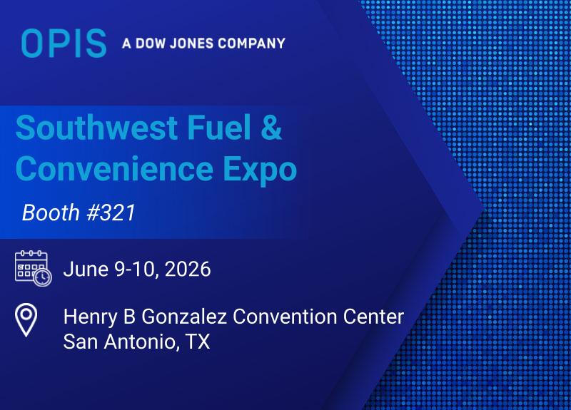OPIS's tweet photo. We'll be exhibiting at the @TXFoodandFuel's Southwest Fuel &amp; Convenience Expo in San Antonio, TX, June 9-10.

Reserve time with us at booth 321 so we can show you how to make your fuel prices competitive at every station, every minute of every day: https://t.co/cMmajCt21b https://t.co/8xAmf4NUjb