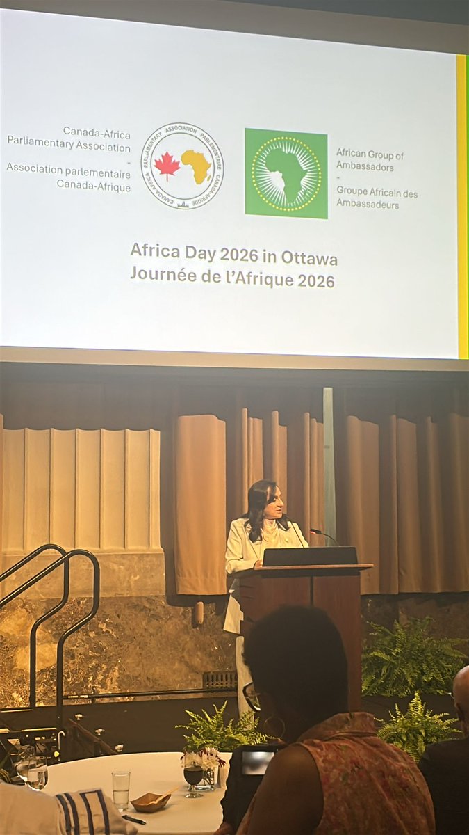 SouthAfricanHC's tweet photo. 1/5
On 26 May 2026. H.E. Rieaz 'Moe' Shaik joined members of the Diplomatic Corps, Parliamentarians (CAAF) and other distinguished guests in two events organized jointly by Canada-Africa Parliamentary Association and the African Group of Ambassadors to celebrate #AfricaDay. https://t.co/NxSYh1dAY6