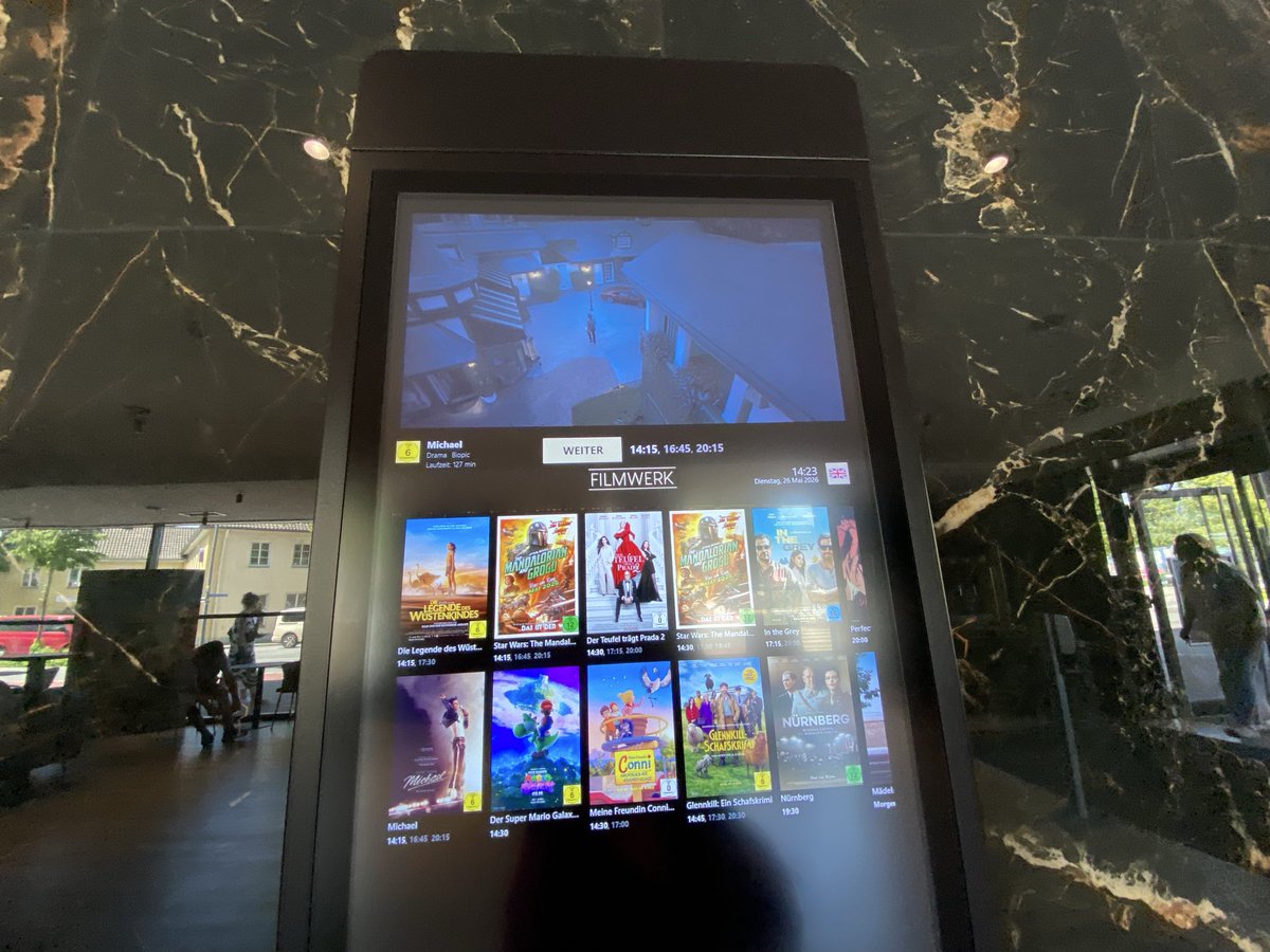 flaig_maria's tweet photo. MICHAEL  🎥  The Movie at Filmwerk Gütersloh Germany 🇩🇪  May  27, 2026   (date pictures) https://t.co/3HHINozNMT