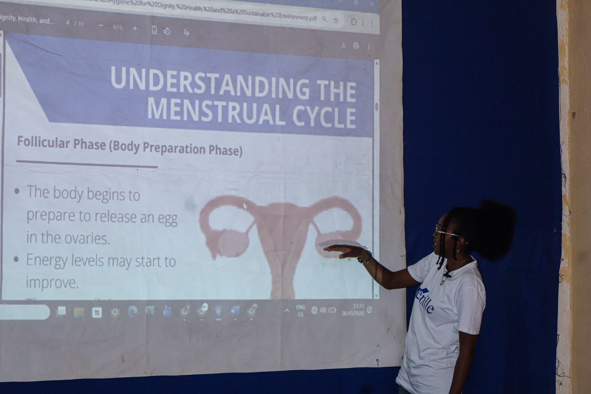 _CFEW's tweet photo. Comment “🌸” if you believe every girl deserves access to safe menstrual hygiene.

To mark Menstrual Hygiene Day, we engaged students of St. Pirans High School in important conversations around menstrual hygiene, dignity, and sustainable menstrual care. https://t.co/KE5oBd5FtO