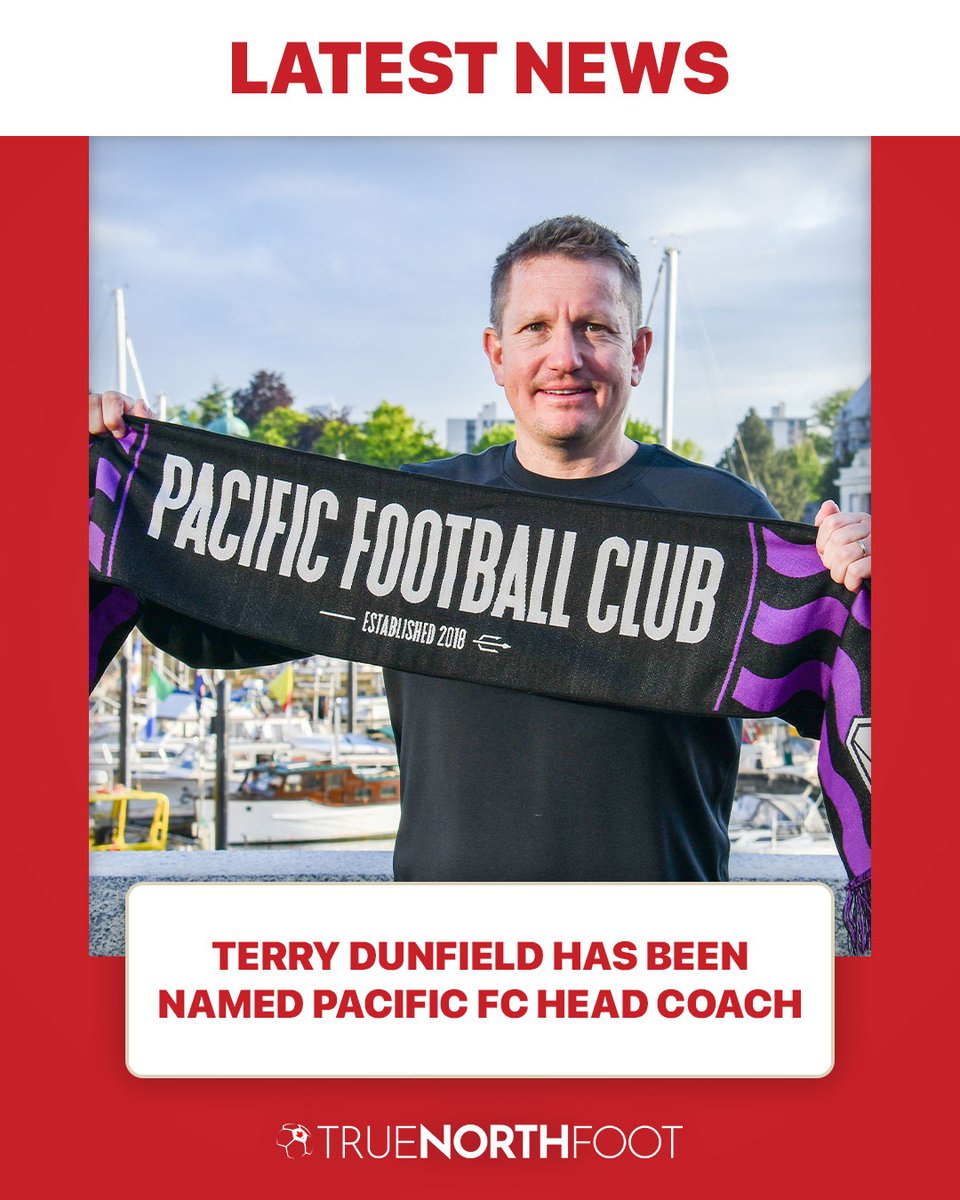 truenorthfoot's tweet photo. TERRY DUNFIELD IS PACIFIC’S NEW HEAD COACH

The 44-year-old will join the Tridents on July 5 on a contract that runs through the 2027 season, with an option for 2028. #CanPL

📸 Sheldon Mack https://t.co/Xww1Y55iQK