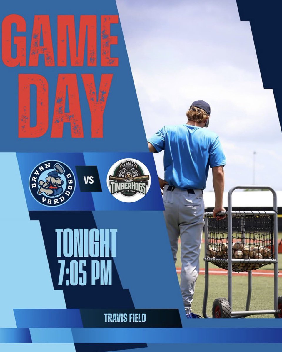 BryanYardDogs's tweet photo. Series Finale on Thursday Night 🙌⚾️

🆚Piney Woods
⏱️ 7:05 PM
📍Travis Field in Midtown Park
📺 https://t.co/sR40Q5aoGr https://t.co/UiiChI5Snf