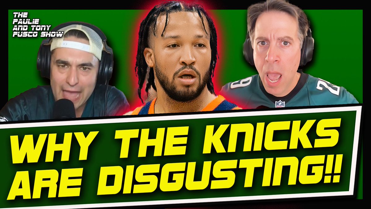 TheFuscoShow's tweet photo. 🚨🚨NEW EPISODE DROP!🚨🚨

The New York Knicks have RUINED the NBA Finals… and why @NYKnicks fans are the WORST.

PLUS:
-SGA foul-baiting scandal
-Knicks ticket price INSANITY
-Celtics awarded for LOSING
-And MUCH MORE…

WATCH NOW: 🎥👇🏼
https://t.co/HMQyuI562P https://t.co/tIOJCr2g5B