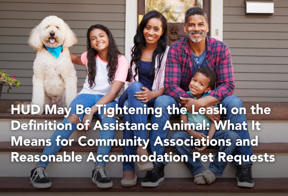 CAIadvocacy's tweet photo. According to an article from @WSJ, @HUDgov on May 22 issued an internal enforcement memorandum regarding animal-related accommodations. Learn more about this update and what it means for #CommunityAssociations and their residents in today's blog: https://t.co/0lva5CHGbK #WeAreCAI https://t.co/5sw4EdP8Xw