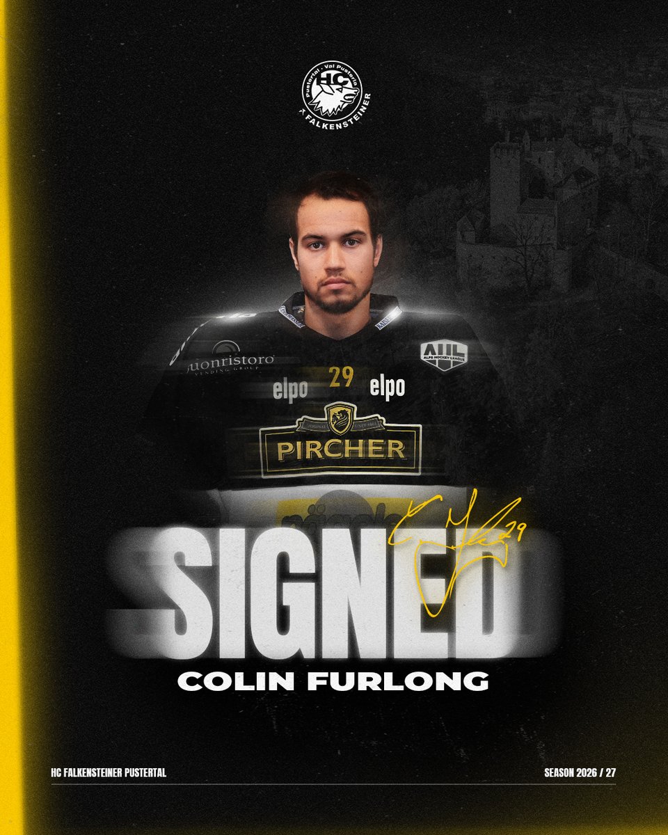 hcpustertal's tweet photo. #Signed. ✒️ Colin Furlong ist zurück!! 🐺 #Puschtra
Alle Details auf unserer Website.
➡ https://t.co/MeHaebNCoH
@win2dayICE https://t.co/BCU3MPEeNJ
