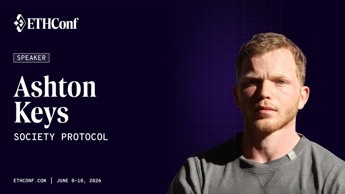 V1rtuousCycle's tweet photo. Looking forward to introducing Society Protocol (@ProtocolSociety) at the first edition of @ETHConf in NYC this June. Come say hi if you're around! https://t.co/CNQpseuZLy