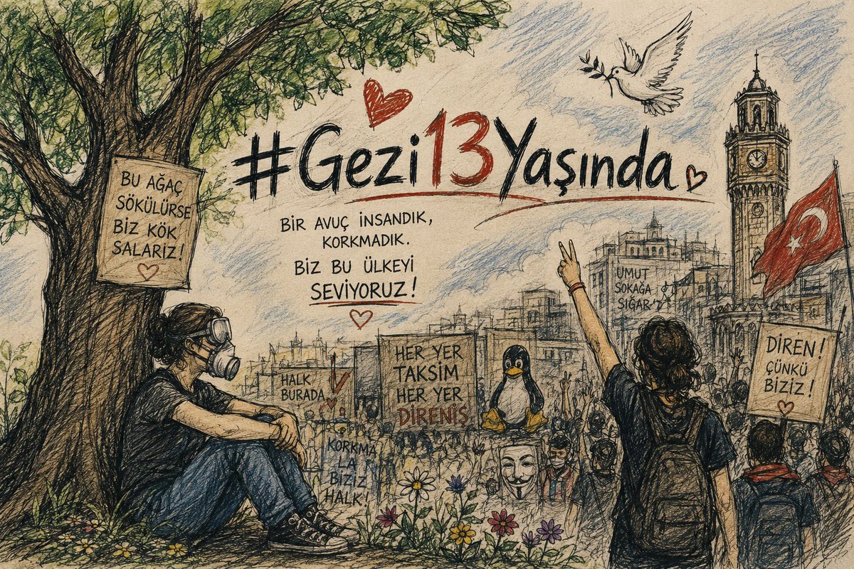 orhanaltan57's tweet photo. #Gezi13Yaşında https://t.co/piyHZ9MTYj