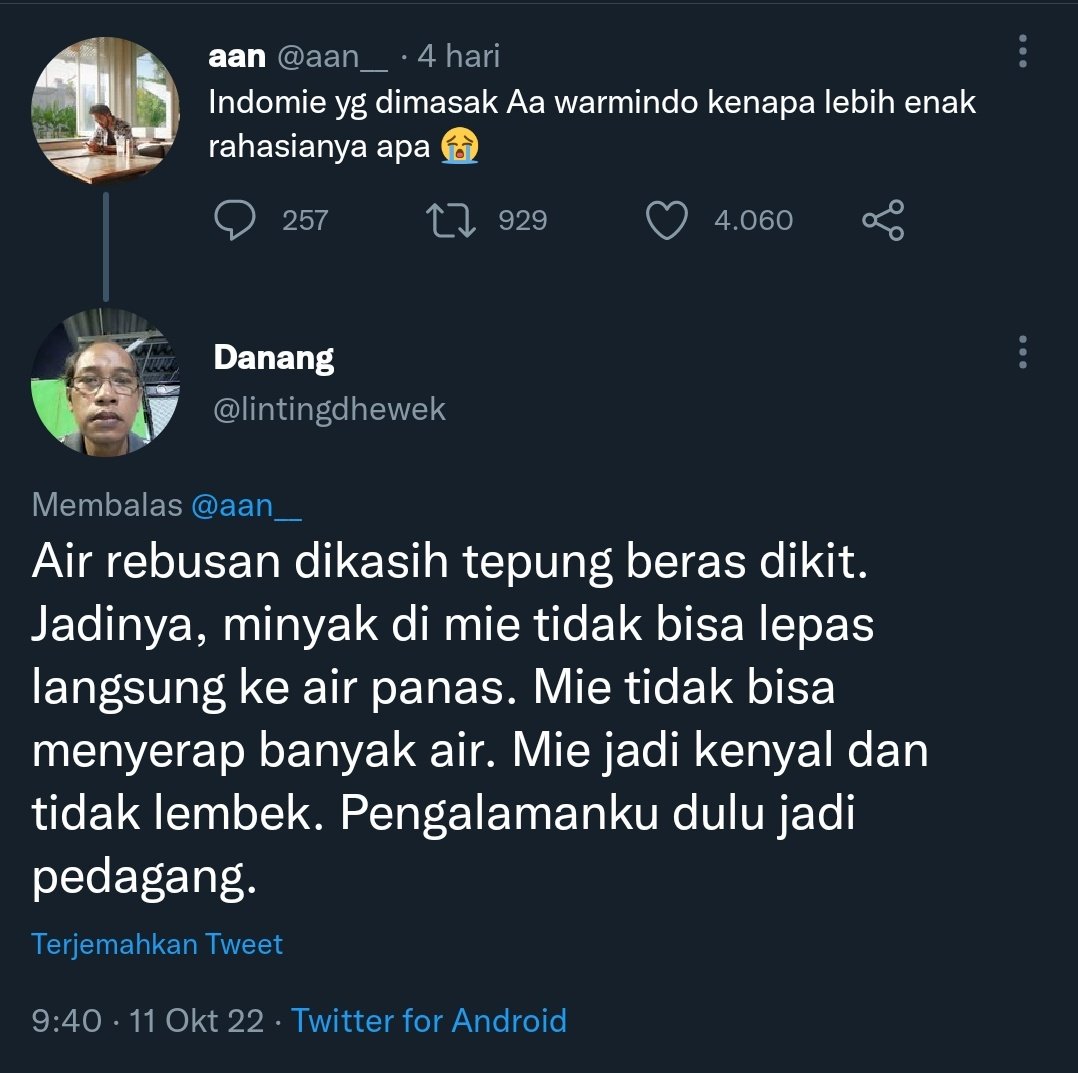 MiskinTV_'s tweet photo. RAHASIA KELEZATAN MIE WARMINDO, YANG AKAN BIKIN GEMPAR DUNIA KULINER. 🙏

*Gambar ini saya temukan di screenshotan lawas di hape, twit mas @aan__ dan mas @lintangdhewek https://t.co/uUjqV67x31