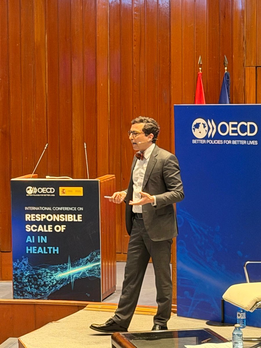 medwma's tweet photo. WMA SecGen Dr Ramin Parsa-Parsi addressed the impact of AI on the patient-physician relationship, stressing that innovation in healthcare must remain firmly grounded in medical ethics and patient-centred care at the Conference on the Responsible Scale of AI in Healthcare. https://t.co/EJVhWU6KD2