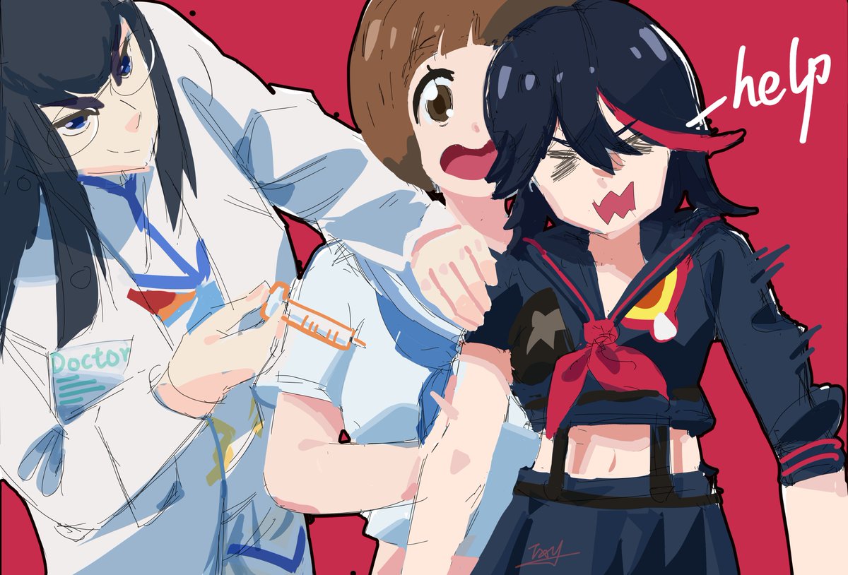TXYowo's tweet photo. injection  WIP
#キルラキル #killlakill https://t.co/dNMZueByyu
