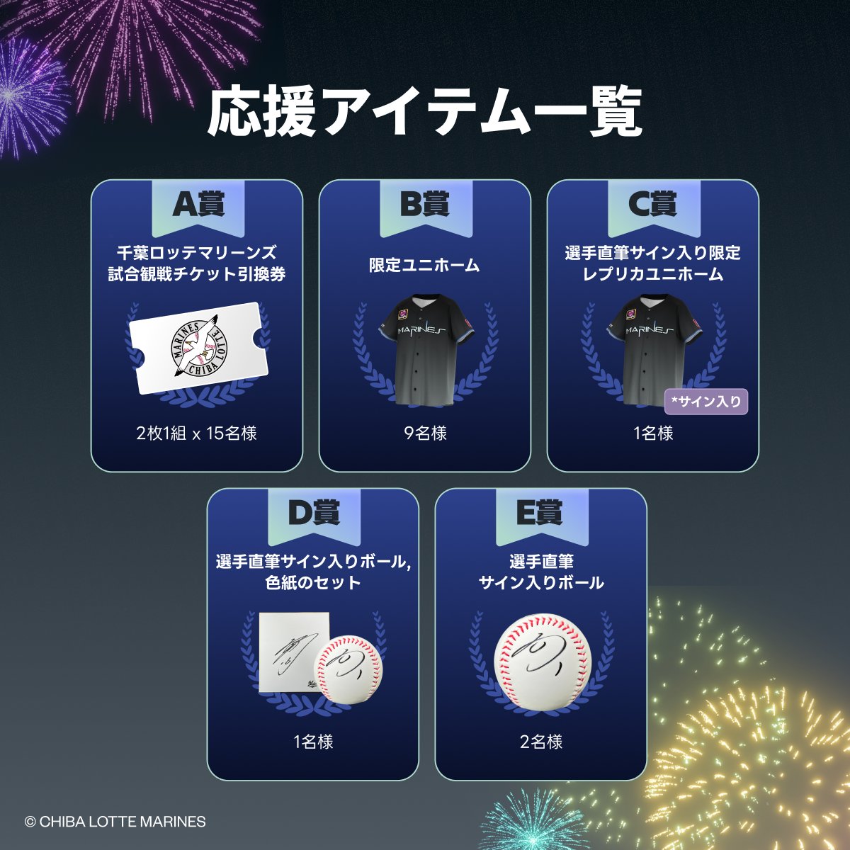 RocketNow_JP's tweet photo. 🏟️毎日2名様に抽選で
千葉ロッテマリーンズの応援アイテムをプレゼント！

応募方法
🚀@RocketNow_JPをフォロー
🚀試合への期待や応援コメントをつけてこの投稿を引用ポスト
🚀すぐ結果が届く

詳細はコメント欄を👀 https://t.co/LD7jNIQbrW