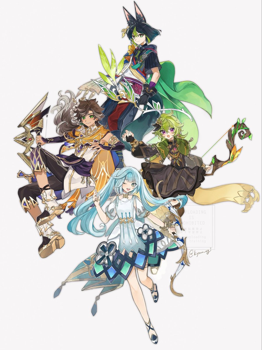 kyom_ugi's tweet photo. スメール🏹💚🩵💜 https://t.co/fUHJctGl7D
