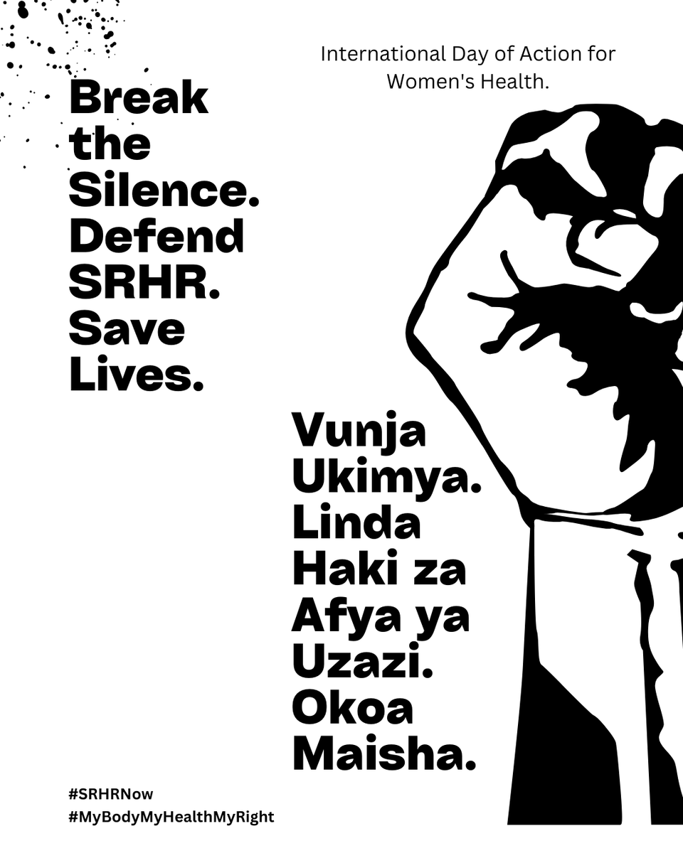 wachiuri65's tweet photo. Linda Wanawake. Okoa Maisha. Sexual Reproductive Health Rights zitiliwe maanani
#HealthJusticeForWomenKE 
#WomensHealthMatter
#May28KE
@brianmundia10 https://t.co/z6kSesIMsd