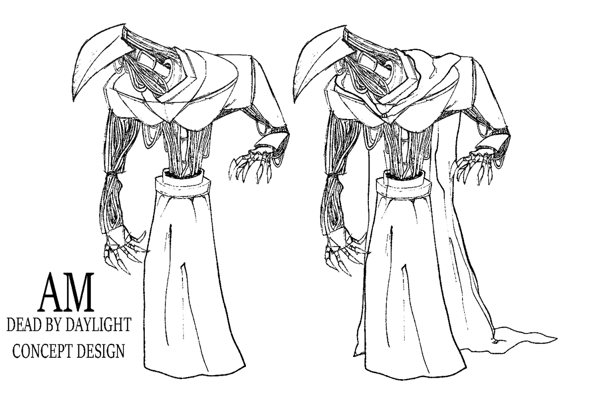 some dbd things i did both recently and a bit ago, one of which is