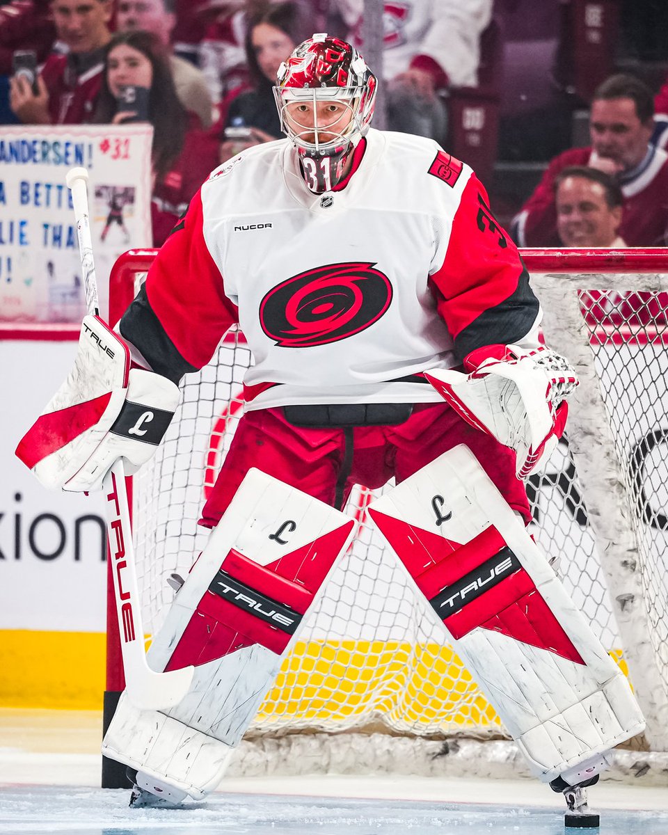 Canes's tweet photo. This is Frederik Andersen. You can call him Freddie.

Freddie has 3 shutouts this postseason.
Freddie is 11-1 in the playoffs. 
Freddie is him. https://t.co/XEumH4givc