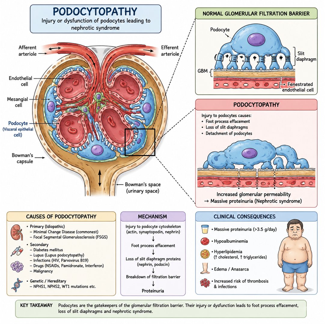 dakidneydoc's tweet photo. Here's a general outlook on Podocytopathy and the mechanisms underlying

#ECNeph @ISNkidneycare @Dilushiwijay @myadla @edgarvlermamd @DrGeetikaSingh1 @ECNeph https://t.co/qym0QnThLC