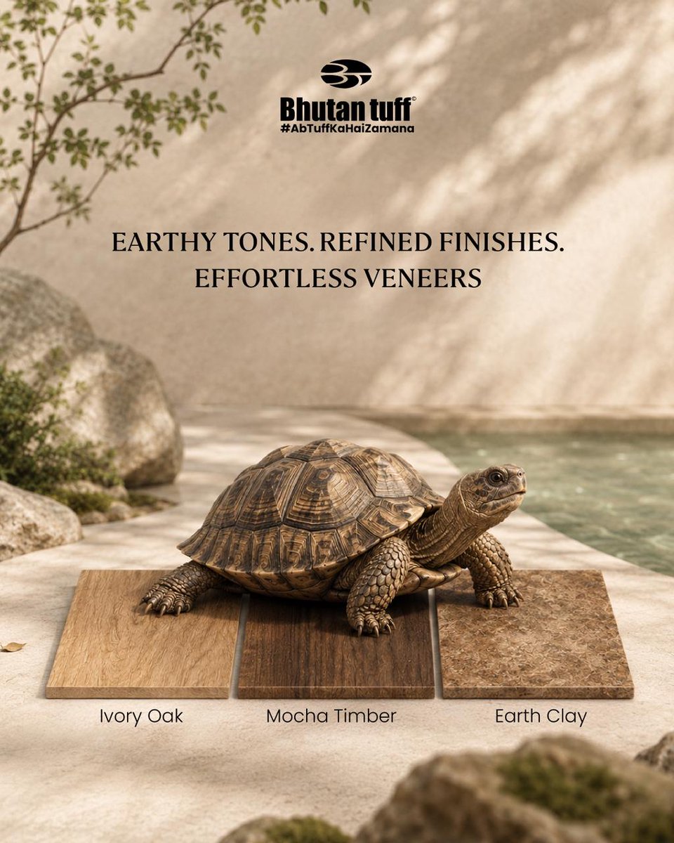 TuffBhutan's tweet photo. Inspired by nature, crafted for elegant interiors.
Bhutan Tuff veneers bring earthy textures, warm tones, and effortless luxury into every space. https://t.co/0R4eKcMf7U
