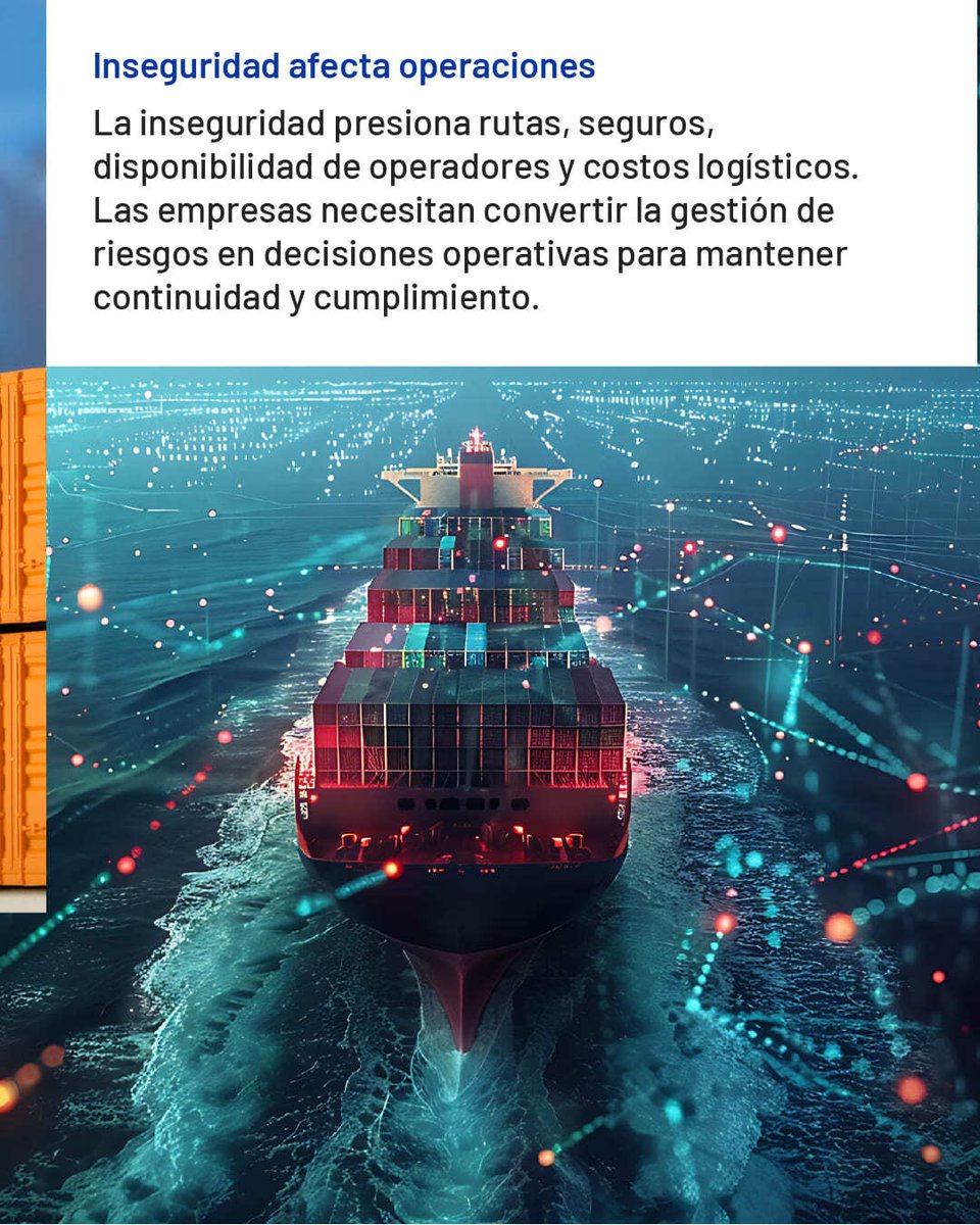 thelogisticswd's tweet photo. 🌐La presión sobre las cadenas de suministro no proviene solo de costos o capacidad logística.
Conoce más 👉 https://t.co/0M9RtxNvCX
#thelogisticsworld https://t.co/fW25ONiyAR