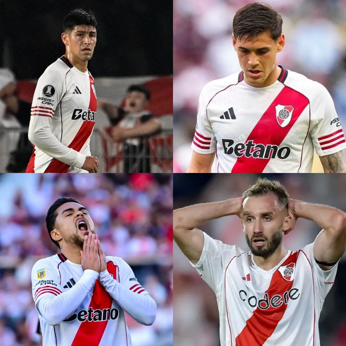 OrteguitaEterno's tweet photo. Qué harías con cada uno de los centrales de River?

1- Lautaro Rivero
2- Martínez Quarta
3- Paulo Díaz
4- Germán Pezzella https://t.co/B0qM0qOTu9