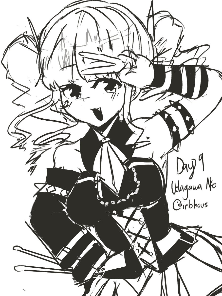 birbhous's tweet photo. Day 8 Udagawa Ako from Bandori Felt a bit lazy sadge https://t.co/fSvPn5SeCG