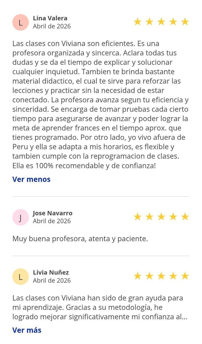 bleuxxn's tweet photo. CLASES DE INGLÉS - PREPARACIÓN EXAMENES INTERNACIONALES
Cuento 5 años de experiencia enseñando a todos los niveles.
 • Práctica de conversación,gramática y listening
 • Preparación para exámenes (Cambridge, IELTS,TOEFL)
 • Horarios flexibles
INFO: +51 928116432 🇵🇪 https://t.co/4OdHMx1lXd