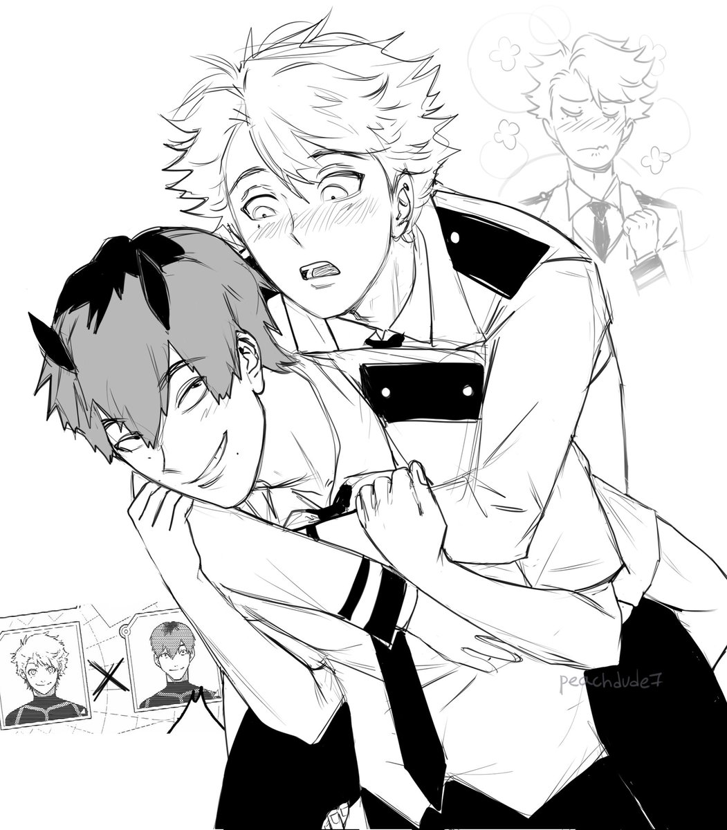 peachdude7's tweet photo. My friends and I came up with a super random pairing of some side-B guy and Kira and now we're addicted 💔 https://t.co/GNZePNcAEQ