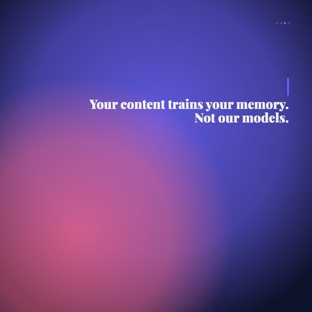 DicteAi's tweet photo. Most AI tools use your content to improve their models. It's usually buried in paragraph 14 of the Terms of Service.
DicteAI doesn't. Your content trains your memory, not our models. Full stop.
Worth checking your current tool's policy. Just in case. 
#privacy #meeting #data https://t.co/JZUit4cFU1