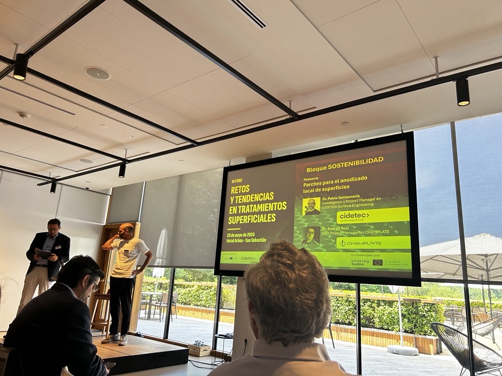 Gpainnova's tweet photo. #GPAINNOVA attended today the III Forum Challenges &amp; Trends in Surface Treaments in #SanSebastián/#Donosti with our Test Lab team. 

Great discussions on #SurfaceEngineering, #sustainability &amp; #innovation with #AIAS &amp; @CIDETEC_.
 🤝⚙️

A huge #ThankYou to the organizers!

#DLyte https://t.co/KbMGwR0mjk