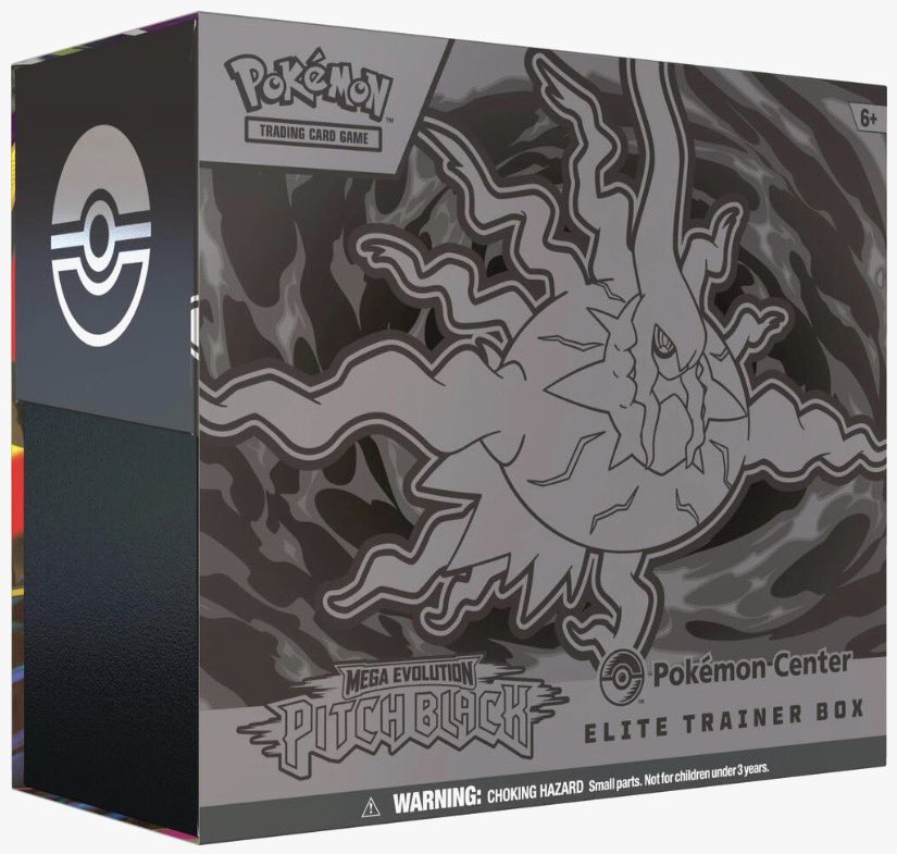 PokemonDealsX's tweet photo. Pokemon Center Pitch Black Elite Trainer Box may be dropping soon. It was officially revealed on April 30th, making it almost a month with no drop yet. 

⚡️Get Pokemon Center tips and guides to help you secure the next drop when it goes live: https://t.co/eJg2VqpbYC

Ascended Heroes ex boxes were the latest Pokemon TCG drops at Pokemon Center on May 7th.