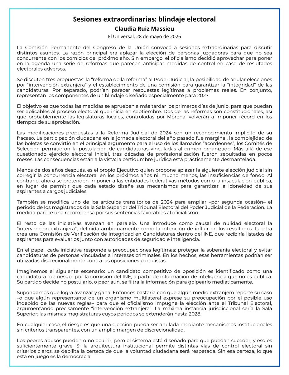 Claudia Ruiz Massieu tweet media