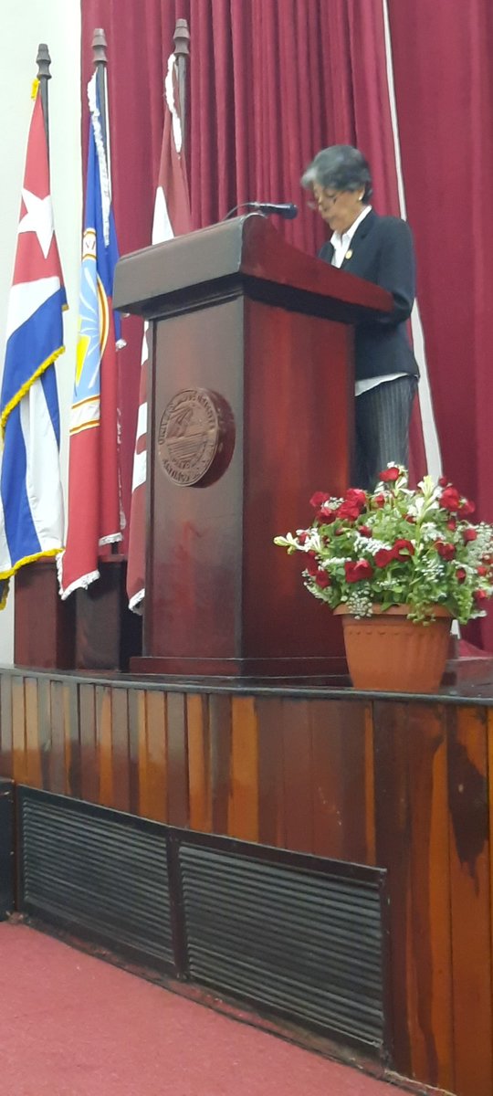 FreiderSantana's tweet photo. La @UOCuba se honrra con incluir en su lista de Doctor Honoris Causa a dos grandes de la cultura de #SantiagoDeCuba y #Cuba Felicidades a la Maestra Fátima Patterson y al Maestro Alberto Lescay @AbelPrieto11 @CubaMES @BrunoRguezP @DianaSedalYanes @DiazCanelB @DrRobertoMOjeda https://t.co/iHGaGPiW2r