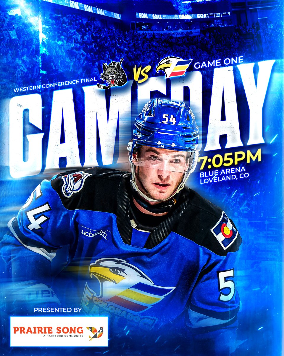ColoradoEagles's tweet photo. There is still playoff hockey in Colorado 💪 https://t.co/rCfGCmrSH4