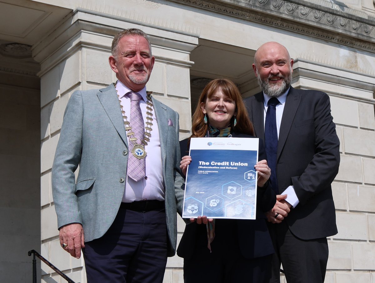 Economy_NI's tweet photo. Economy Minister Dr @CArchibald_SF has outlined plans for the reform and modernisation of credit unions following a public consultation 
🔗https://t.co/2zu2sEz7fL https://t.co/YUqkeuQoMY