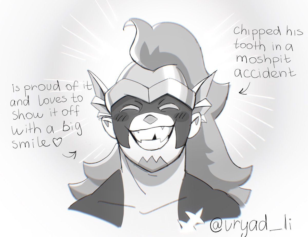 vryad_li's tweet photo. Another Damian headcanon I really liked and wanted to draw! 

#brawlstars #brawlstarsart #damianbrawlstars https://t.co/l1ea822nME