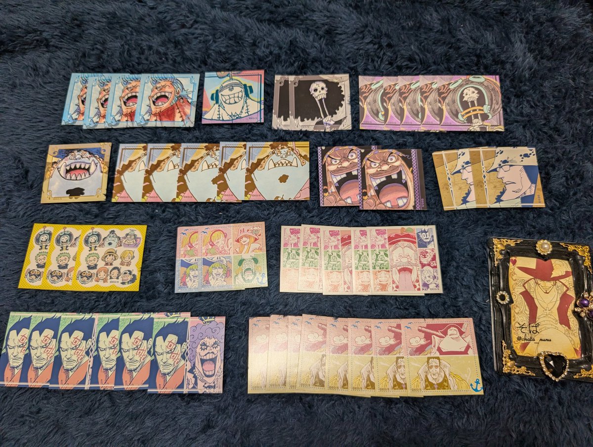 chata_nunu's tweet photo. 【譲渡】
ワンピース スクエアステッカーコレクション

譲⌇写真1、2
求⌇100～定価/枚＋送料

1枚目お求めの方は同数以上2枚目からお迎えお願いします。
1枚目定価/枚、2枚目100円/枚です。 https://t.co/RhHYRHxhv9