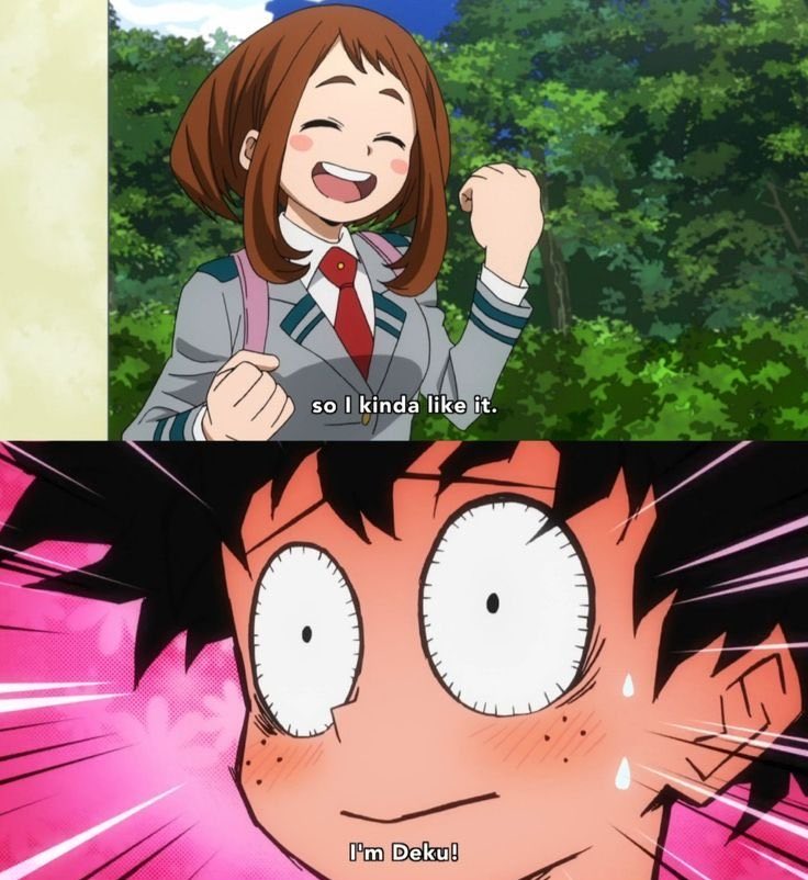 theteIephoneman's tweet photo. Izuku’s class is going to ask why he chose “Deku” as his hero name and get story time about the greatest hero Uravity✨🩷💚 https://t.co/KZBKPicWIi