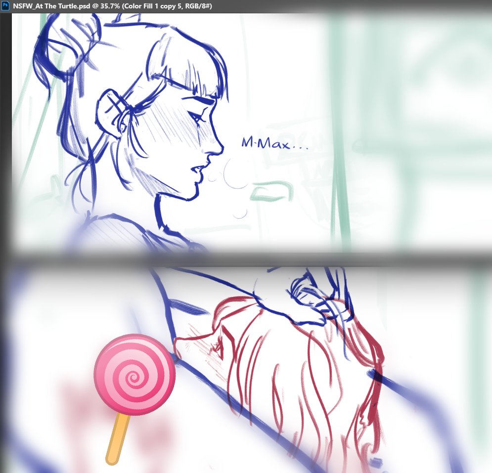 trixnot4kids's tweet photo. "I can eat you under the table." 
- Max Caulfield

#wip #thomfield https://t.co/XDJHw5Qq7e