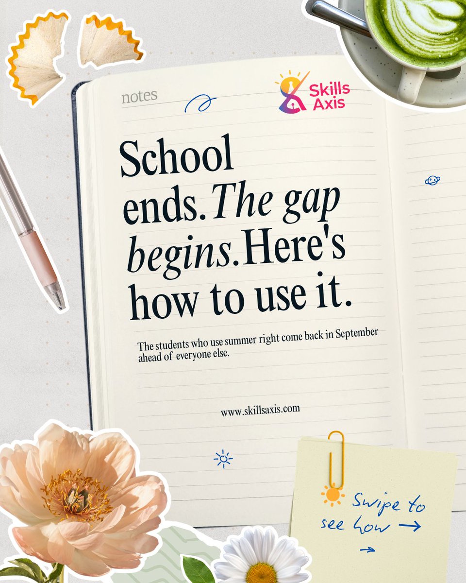 SkillsAxis's tweet photo. summer tutoring slots are now open ☀️
the students who use summer right come back in september ahead of everyone else
✅ fully online 
✅ flexible scheduling 
✅ one-on-one 
✅ subject-specific
spots are limited, first come, first served
https://t.co/pvVTGAke2v
#SummerTutoring https://t.co/dQZriGqfIa