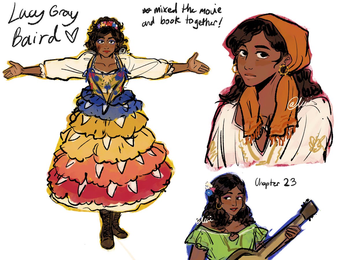 astronolouser's tweet photo. Messy sketches but this was how i imagined book lucy gray after watching the movie https://t.co/nI60eZe0Lv