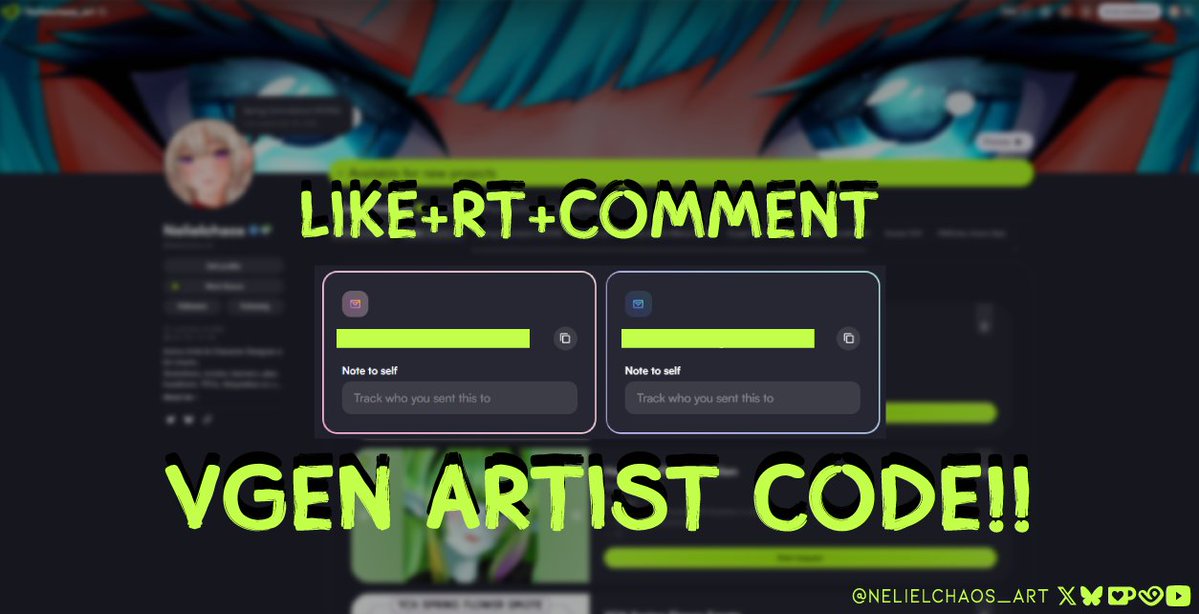 Nelielchaos / VGen Artist tweet media
