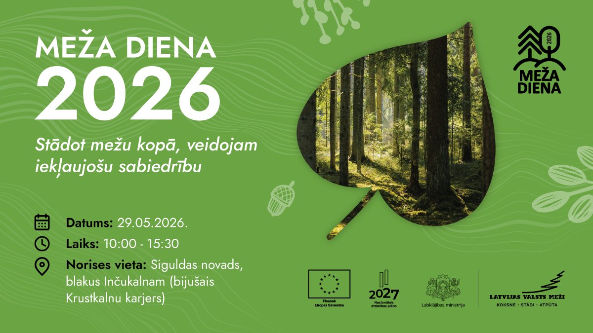 Lab_min's tweet photo. 🌲 29. maijā notiks “Meža diena”.
Kopā ar @valstsmezi , biedrību “Cerību spārni” un Siguldas novada pašvaldības pārstāvjiem stādīsim jaunu mežu Inčukalna bijušajā Krustkalnu karjerā, veicinot cilvēku ar garīga rakstura traucējumiem iekļaušanos sabiedrībā. 🤝🌱
#ESfondi  #latvijasvalstsmeži