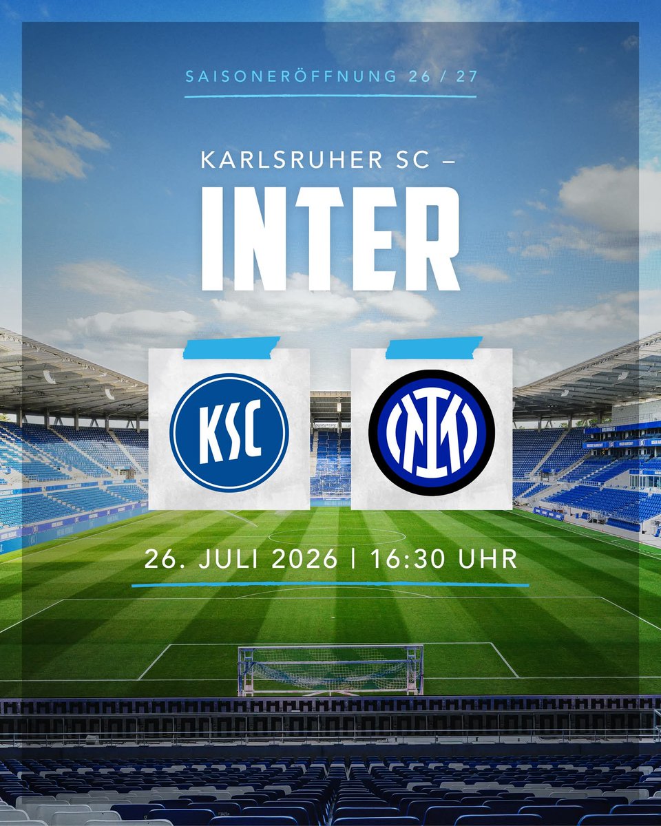 Stadium_Tr's tweet photo. 🇩🇪 Un beau match amical Karlsruhe - Inter le 26 juillet 🤝

#KSC #inter #groundhopping https://t.co/4FuuCqU5Qx