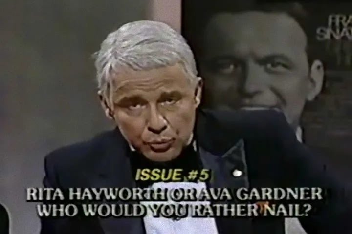 youngcrowshow's tweet photo. Watching the Sinatra Group today in this legend’s memory. One of my favorite SNL skits. https://t.co/z4pgofjXRY