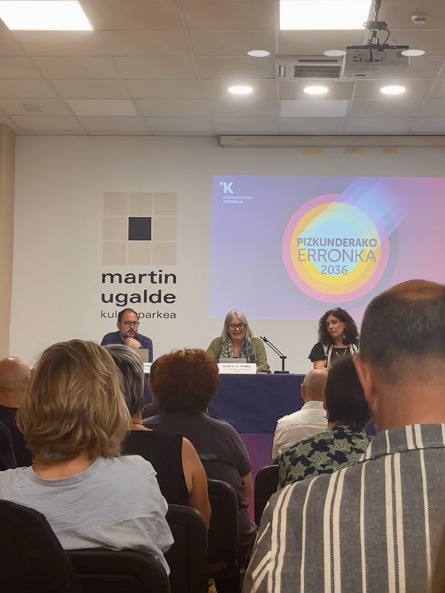 TM_eLab's tweet photo. Gaur goizean @kontseilua ren Pizkunderako erronkaren aurkezpenean egon gara. 

🗣️300.000 euskaldun oso gehiago 2036rako. https://t.co/gcjKkuq4tH