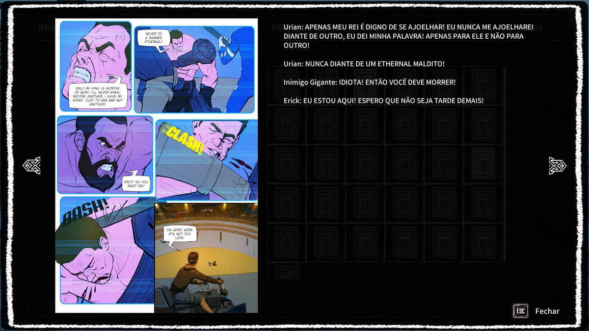 GoldilockOne's tweet photo. I ONLY KNEEL BEFORE MY KING!

In Goldilock One, the story goes way beyond the main quests. As you explore the map, you’ll find collectible comic pages that unveil deep lore secrets and the characters' backstories.

Did Erick make it in time to save Urian in the arena? Anyone else stumbled upon this page yet? 👇

#IndieGame |#RPG |#Comics