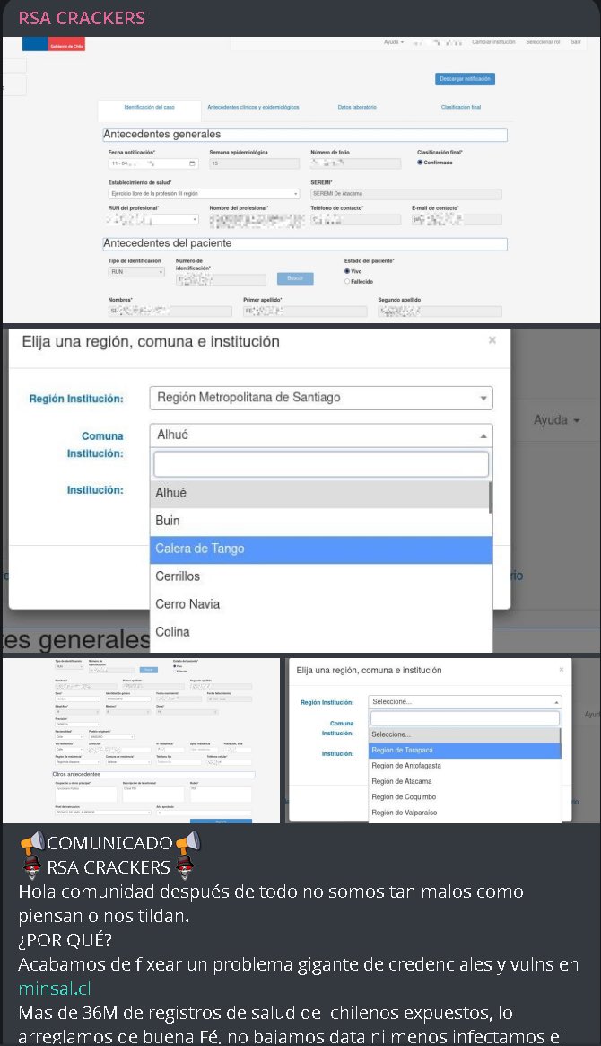 esecintelcl's tweet photo. 🚨🇨🇱 INTRUSIÓN: Actor "Azazel" expone credenciales de panel administrativo de Imared (centro de resonancia magnética)

🔓 Acceso a costos, campañas y estadísticas

🛡️ Rotar credenciales y activar MFA

#Chile #Imared #DataBreach #Ciberseguridad https://t.co/IGYtgSgoH6