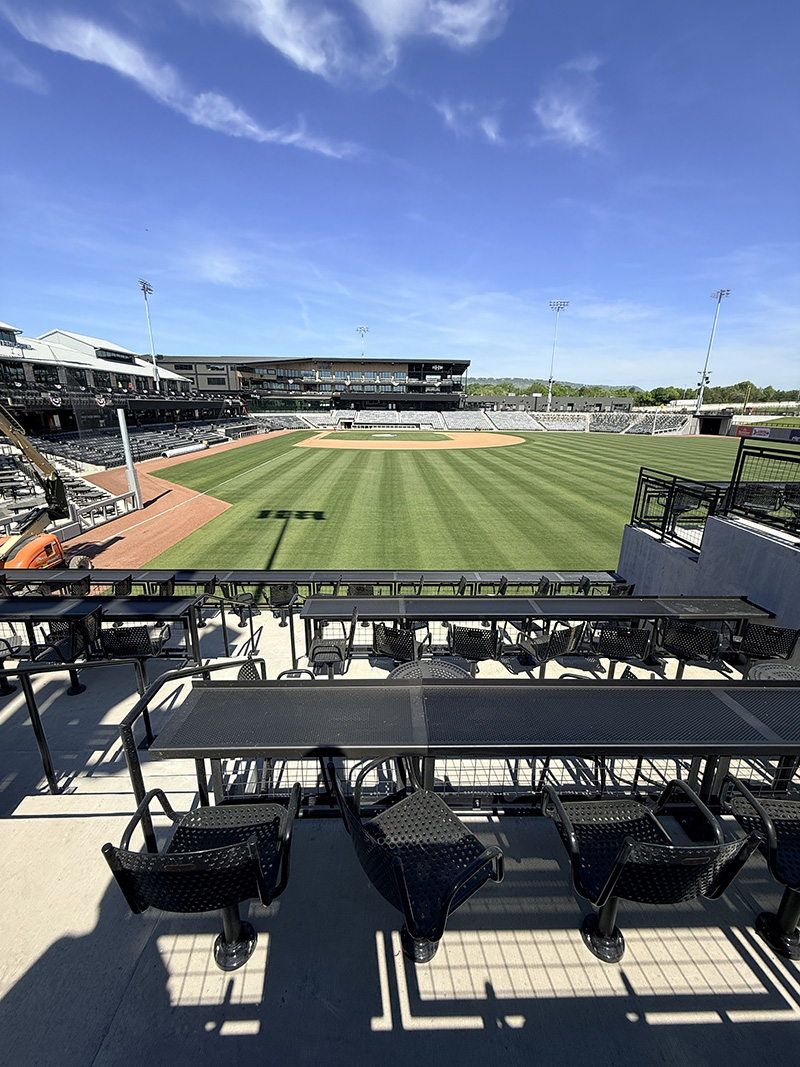 ballparkdigest's tweet photo. Though elements of old buildings have been incorporated into ballparks for decades--like Oriole Park's B&amp;O Warehouse and Petco Park's Western Metal Supply Co.--we have never seen this level of adaptive reuse in the design and construction of a ballpark. https://t.co/hMh6SSEn6l